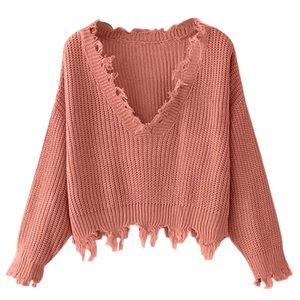 V neck women’s sweater